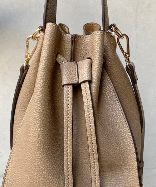 CAPRICIEUX LE'MAGE(カプリシューレマージュ)の「ドロストワンハンドルショルダーバッグ(ショルダーバッグ・レディース・ベージュ/グレー/ブラック・ONESIZE)」の14枚目の写真