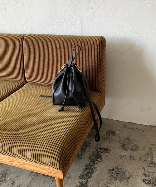 CAPRICIEUX LE'MAGE(カプリシューレマージュ)の「ドロストワンハンドルショルダーバッグ(ショルダーバッグ・レディース・ベージュ/グレー/ブラック・ONESIZE)」の19枚目の写真