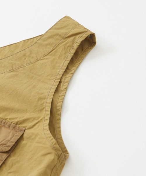 CUBE SUGAR（キューブシュガー）の「タイプライター ジャンパースカート（ジャンパースカート・レディース・カーキ/ベージュ/ネイビー・M）」の18枚目の写真