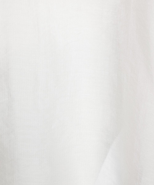 niko and...(ニコアンド)の「シアーバンドカラーシャツ(シャツ/ブラウス・レディース・ブラック/オレンジ/ブルー/アイボリー/ナチュラル/ダークブルー/グリーン・FREE)」の21枚目の写真