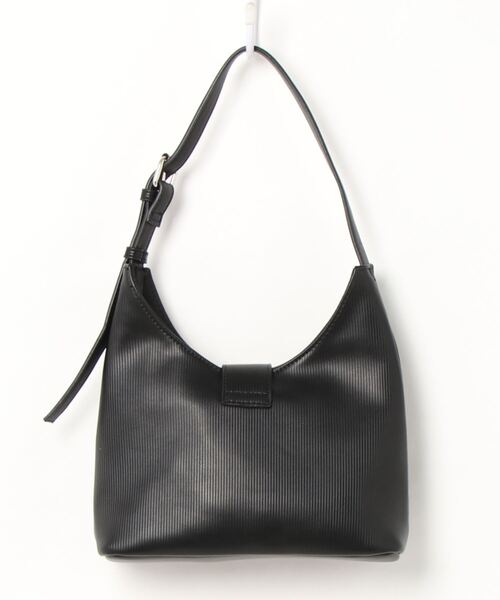 LAGUA GEM（ラグアジェム）の「BELTED ONEHANDLE BAG（ショルダーバッグ・レディース・ブラック/ライム・FREE）」の4枚目の写真