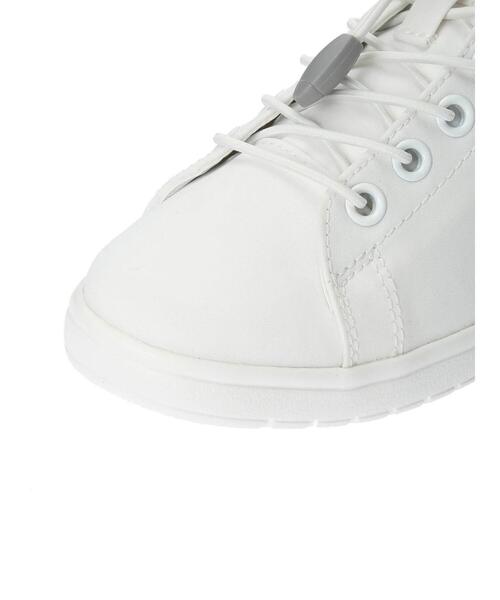 le coq sportif(ルコックスポルティフ)の「■Le coq LA アルマ*(スニーカー・レディース・ホワイト/ブラック・23cm/24cm)」の10枚目の写真