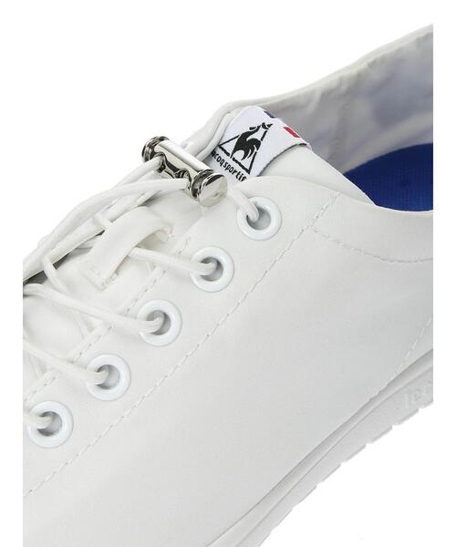 le coq sportif(ルコックスポルティフ)の「■Le coq LA アルマ*(スニーカー・レディース・ホワイト/ブラック・23cm/24cm)」の9枚目の写真