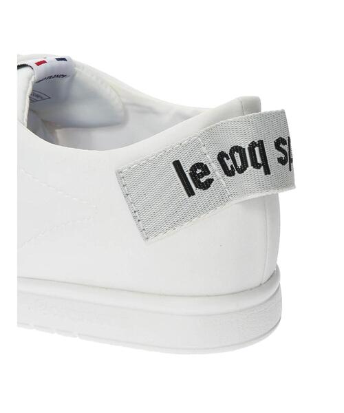 le coq sportif(ルコックスポルティフ)の「■Le coq LA アルマ*(スニーカー・レディース・ホワイト/ブラック・23cm/24cm)」の8枚目の写真
