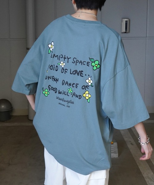Mark Gonzales（マーク・ゴンザレス）の「【入荷禁止】Mark半T 23SS（Tシャツ/カットソー・メンズ・ホワイト/ブラック系その他/ホワイト系その他2/ホワイト系その他/ブラック/ピンク系その他2/グレー系その他2/グリーン/グリーン系その他2/ミント/ブルー系その他/サックスブルー/ホワイト系その他3/ブラック系その他3/グリーン系その他3/ブルー系その他3/ライトグレー/ベージュ/ネイビー/チャコールグレー/グレイッシュブルー/杢グレー/ブルー系その他4/ブラック系その他2/ブラック系その他4/グリーン系その他/ベージュ系その他3/ベージュ系その他2/ホワイト系その他4・M/L/XL）」の19枚目の写真