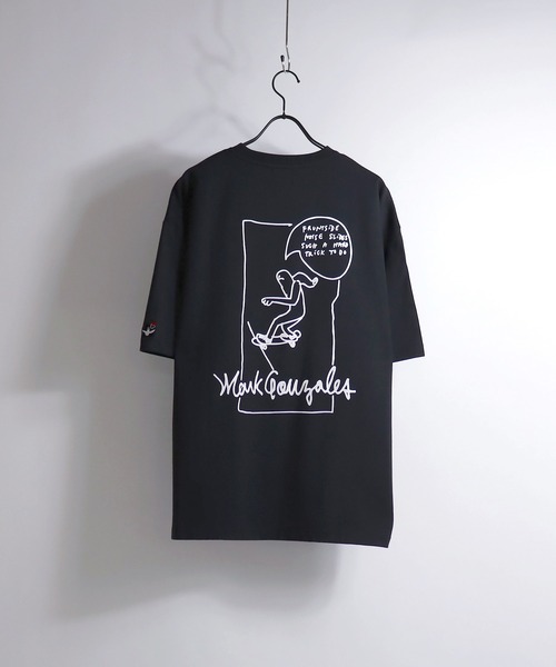 Mark Gonzales（マーク・ゴンザレス）の「【入荷禁止】Mark半T 23SS（Tシャツ/カットソー・メンズ・ホワイト/ブラック系その他/ホワイト系その他2/ホワイト系その他/ブラック/ピンク系その他2/グレー系その他2/グリーン/グリーン系その他2/ミント/ブルー系その他/サックスブルー/ホワイト系その他3/ブラック系その他3/グリーン系その他3/ブルー系その他3/ライトグレー/ベージュ/ネイビー/チャコールグレー/グレイッシュブルー/杢グレー/ブルー系その他4/ブラック系その他2/ブラック系その他4/グリーン系その他/ベージュ系その他3/ベージュ系その他2/ホワイト系その他4・M/L/XL）」の15枚目の写真
