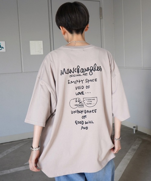 Mark Gonzales（マーク・ゴンザレス）の「【入荷禁止】Mark半T 23SS（Tシャツ/カットソー・メンズ・ホワイト/ブラック系その他/ホワイト系その他2/ホワイト系その他/ブラック/ピンク系その他2/グレー系その他2/グリーン/グリーン系その他2/ミント/ブルー系その他/サックスブルー/ホワイト系その他3/ブラック系その他3/グリーン系その他3/ブルー系その他3/ライトグレー/ベージュ/ネイビー/チャコールグレー/グレイッシュブルー/杢グレー/ブルー系その他4/ブラック系その他2/ブラック系その他4/グリーン系その他/ベージュ系その他3/ベージュ系その他2/ホワイト系その他4・M/L/XL）」の17枚目の写真