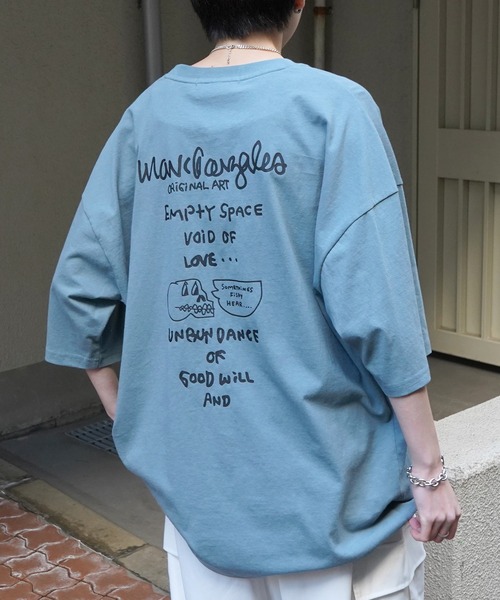 Mark Gonzales（マーク・ゴンザレス）の「【入荷禁止】Mark半T 23SS（Tシャツ/カットソー・メンズ・ホワイト/ブラック系その他/ホワイト系その他2/ホワイト系その他/ブラック/ピンク系その他2/グレー系その他2/グリーン/グリーン系その他2/ミント/ブルー系その他/サックスブルー/ホワイト系その他3/ブラック系その他3/グリーン系その他3/ブルー系その他3/ライトグレー/ベージュ/ネイビー/チャコールグレー/グレイッシュブルー/杢グレー/ブルー系その他4/ブラック系その他2/ブラック系その他4/グリーン系その他/ベージュ系その他3/ベージュ系その他2/ホワイト系その他4・M/L/XL）」の22枚目の写真