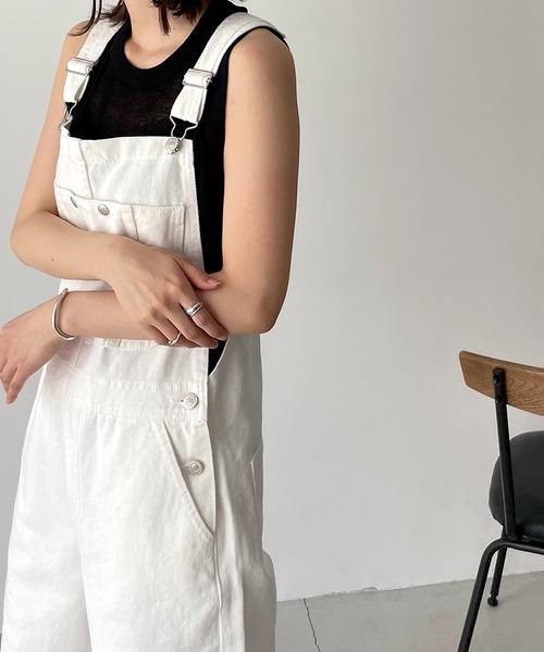 CANAL JEAN（キャナルジーン）の「El mar(エルマール) ニットクルーネックタンクトップ（タンクトップ・レディース・オートミール/ブラック/ベージュ・ONE SIZE）」の4枚目の写真