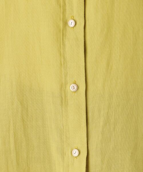 smart pink（スマートピンク）の「◆【手洗い可】リネンロングシャツ（シャツ/ブラウス・レディース・イエロー/ブルー・88）」の9枚目の写真