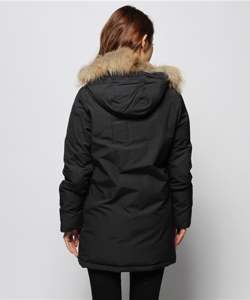 ROSE BUD（ローズバッド）の「(HOX)XD2521/F PARKA HOODED COAT（ダウンジャケット/コート・レディース・セージグリーン/ダークブルー・SMALL）」の11枚目の写真