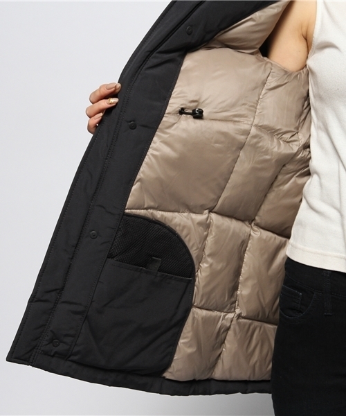 ROSE BUD（ローズバッド）の「(HOX)XD2521/F PARKA HOODED COAT（ダウンジャケット/コート・レディース・セージグリーン/ダークブルー・SMALL）」の7枚目の写真