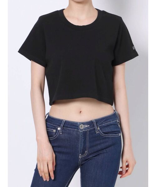 GYDA(ジェイダ)の「【WEB限定】USA COTTON ショートTシャツ(Tシャツ/カットソー・レディース・ブラック/ベージュ/オフホワイト・FREE)」の14枚目の写真