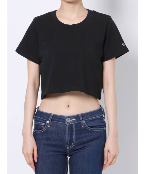 GYDA(ジェイダ)の「【WEB限定】USA COTTON ショートTシャツ(Tシャツ/カットソー・レディース・ブラック/ベージュ/オフホワイト・FREE)」の15枚目の写真