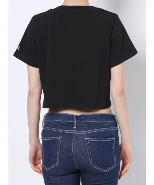 GYDA(ジェイダ)の「【WEB限定】USA COTTON ショートTシャツ(Tシャツ/カットソー・レディース・ブラック/ベージュ/オフホワイト・FREE)」の17枚目の写真