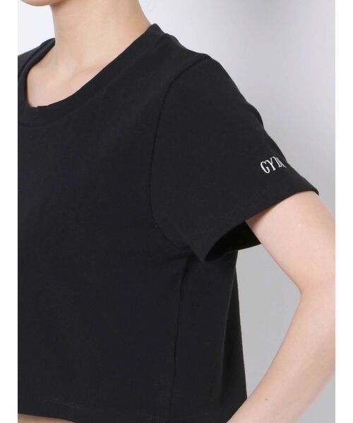GYDA(ジェイダ)の「【WEB限定】USA COTTON ショートTシャツ(Tシャツ/カットソー・レディース・ブラック/ベージュ/オフホワイト・FREE)」の19枚目の写真