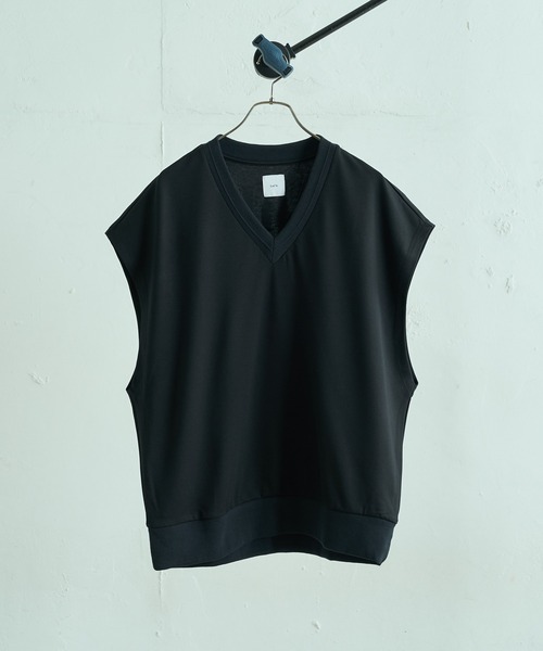 Lui's（ルイス）の「Bigカットベスト（Tシャツ/カットソー・メンズ・チャコールグレー/ブラック・FREE）」の16枚目の写真