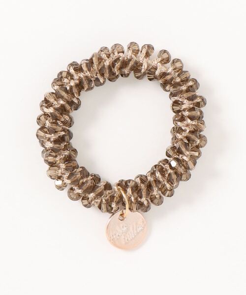 TONE SELECT GOODS（トーンセレクトグッズ）の「【float】きらきら ビーズ ヘアゴム（ヘアゴム・レディース・クリアブラック/クリア/ホワイト系その他/シャンパン/ライトピンク/ブラウン系その他・FREE）」の3枚目の写真