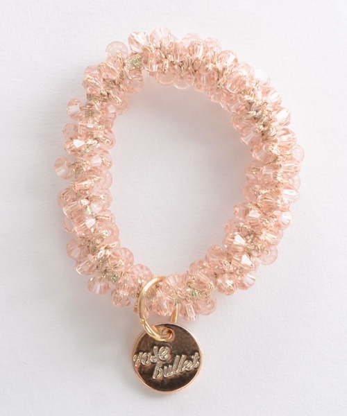 TONE SELECT GOODS（トーンセレクトグッズ）の「【float】きらきら ビーズ ヘアゴム（ヘアゴム・レディース・クリアブラック/クリア/ホワイト系その他/シャンパン/ライトピンク/ブラウン系その他・FREE）」の4枚目の写真