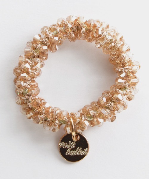 TONE SELECT GOODS（トーンセレクトグッズ）の「【float】きらきら ビーズ ヘアゴム（ヘアゴム・レディース・クリアブラック/クリア/ホワイト系その他/シャンパン/ライトピンク/ブラウン系その他・FREE）」の5枚目の写真