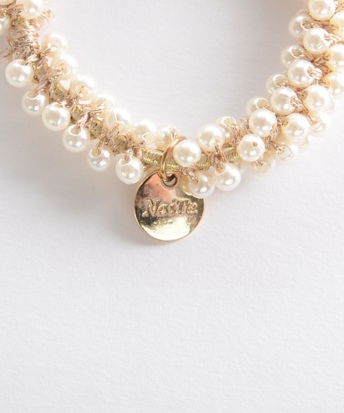 TONE SELECT GOODS（トーンセレクトグッズ）の「【float】きらきら ビーズ ヘアゴム（ヘアゴム・レディース・クリアブラック/クリア/ホワイト系その他/シャンパン/ライトピンク/ブラウン系その他・FREE）」の8枚目の写真