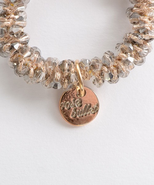 TONE SELECT GOODS（トーンセレクトグッズ）の「【float】きらきら ビーズ ヘアゴム（ヘアゴム・レディース・クリアブラック/クリア/ホワイト系その他/シャンパン/ライトピンク/ブラウン系その他・FREE）」の9枚目の写真