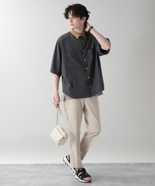 RAGEBLUE(レイジブルー)の「クレリックドルマン/ビッグシルエットシャツ/949998(シャツ/ブラウス・メンズ・ライトブルー/グリーン/ライトブラウン/その他19・FREE)」の16枚目の写真