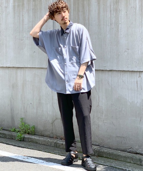 RAGEBLUE(レイジブルー)の「クレリックドルマン/ビッグシルエットシャツ/949998(シャツ/ブラウス・メンズ・ライトブルー/グリーン/ライトブラウン/その他19・FREE)」の11枚目の写真