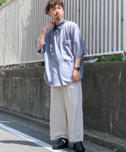 RAGEBLUE(レイジブルー)の「クレリックドルマン/ビッグシルエットシャツ/949998(シャツ/ブラウス・メンズ・ライトブルー/グリーン/ライトブラウン/その他19・FREE)」の12枚目の写真