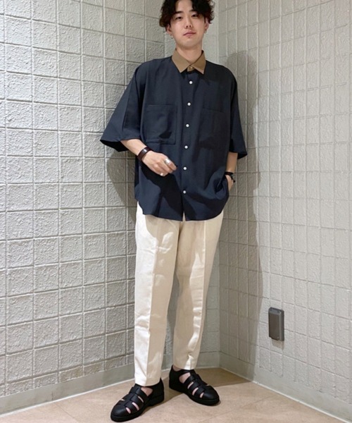 RAGEBLUE(レイジブルー)の「クレリックドルマン/ビッグシルエットシャツ/949998(シャツ/ブラウス・メンズ・ライトブルー/グリーン/ライトブラウン/その他19・FREE)」の15枚目の写真