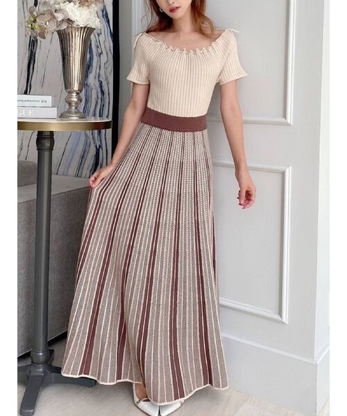 セール オフショルデザインニットワンピース ワンピース Resexxy リゼクシー のファッション通販 Zozotown