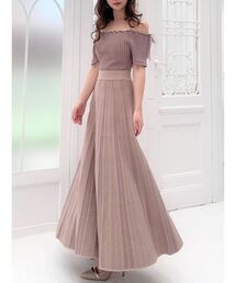 RESEXXY | オフショルデザインニットワンピース(ワンピース)