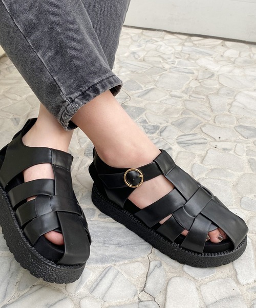 EVOL（イーボル）の「22春夏【EVOL】グルカサンダル IR9676（サンダル・レディース・ブラック・LL/S/M/L/XS）」の3枚目の写真