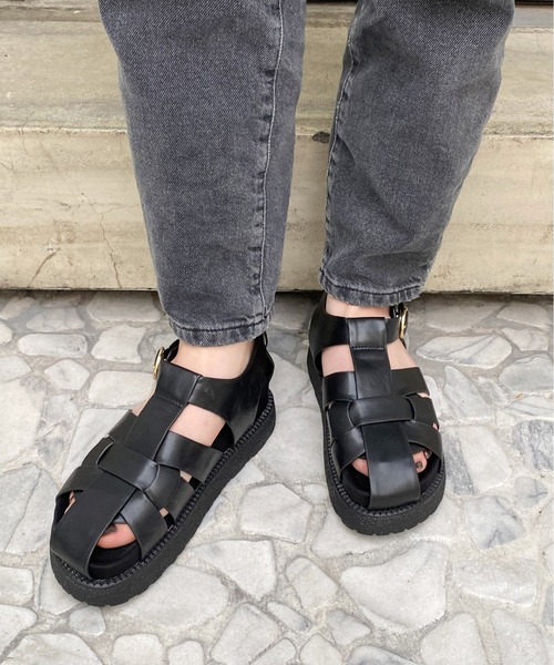 EVOL（イーボル）の「22春夏【EVOL】グルカサンダル IR9676（サンダル・レディース・ブラック・LL/S/M/L/XS）」の5枚目の写真