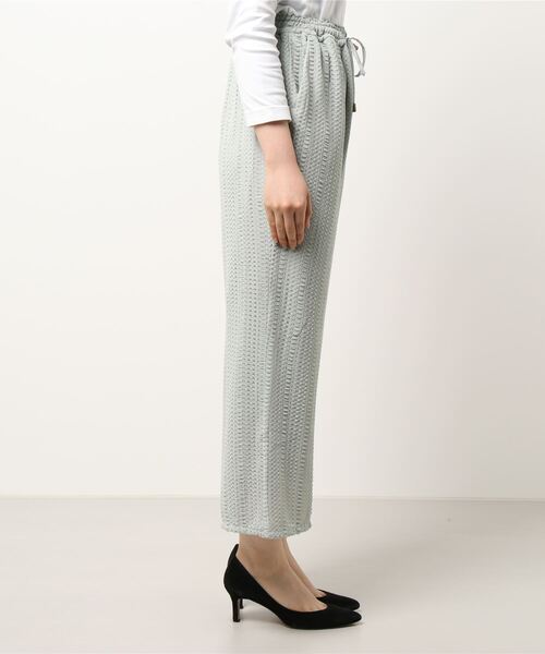 ehka sopo(エヘカソポ)の「カットレースパンツ(その他パンツ・レディース・キナリ/ブルー/ミント・フリ-)」の4枚目の写真