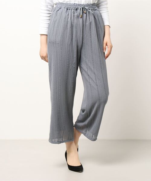 ehka sopo(エヘカソポ)の「カットレースパンツ(その他パンツ・レディース・キナリ/ブルー/ミント・フリ-)」の8枚目の写真