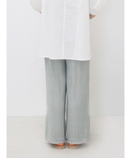 ehka sopo(エヘカソポ)の「カットレースパンツ(その他パンツ・レディース・キナリ/ブルー/ミント・フリ-)」の9枚目の写真