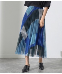 Alluge | パッチワークプリントプリーツスカート(スカート)