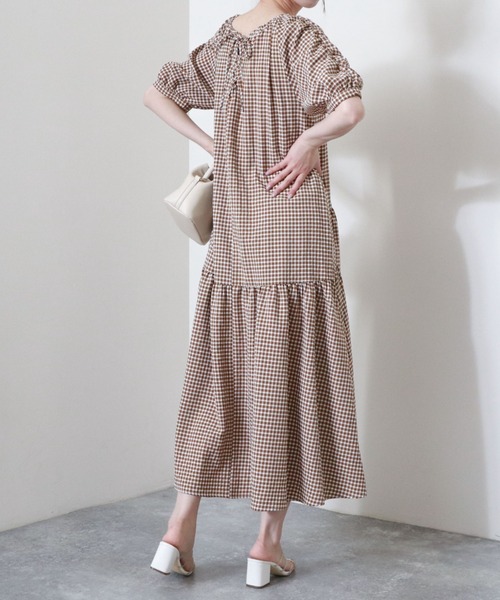 ワンピース ワンピース ドレスチェックシャーリングワンピース ワンピース Archives アルシーヴ のファッション
