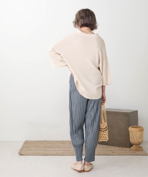 Bab（バブ）の「【WEB限定】プリーツジョガーパンツ（その他パンツ・レディース・ブラウン/キャメル/グレー/パープル/カーキ・FREE）」の11枚目の写真