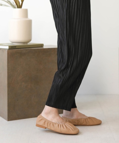 Bab（バブ）の「【WEB限定】プリーツジョガーパンツ（その他パンツ・レディース・ブラウン/キャメル/グレー/パープル/カーキ・FREE）」の18枚目の写真