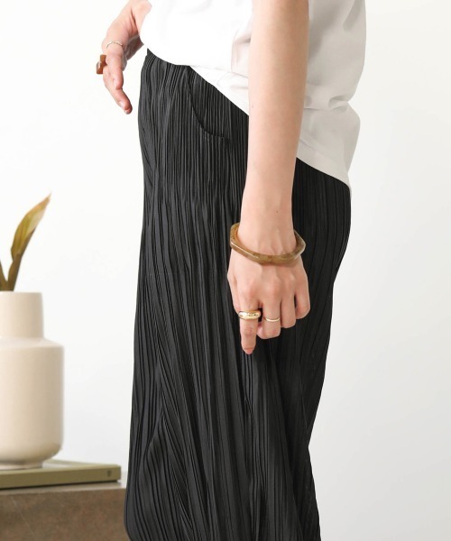 Bab（バブ）の「【WEB限定】プリーツジョガーパンツ（その他パンツ・レディース・ブラウン/キャメル/グレー/パープル/カーキ・FREE）」の19枚目の写真