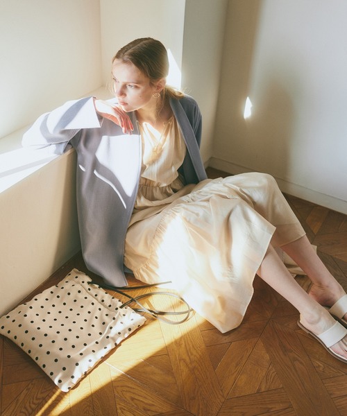 N.（N. Natural Beauty Basic）（エヌエヌナチュラルビューティーベーシック）の「【追加生産】◆ドットトートバッグ（トートバッグ・レディース・ドット/ブラック系その他・ﾌﾘ-）」の5枚目の写真