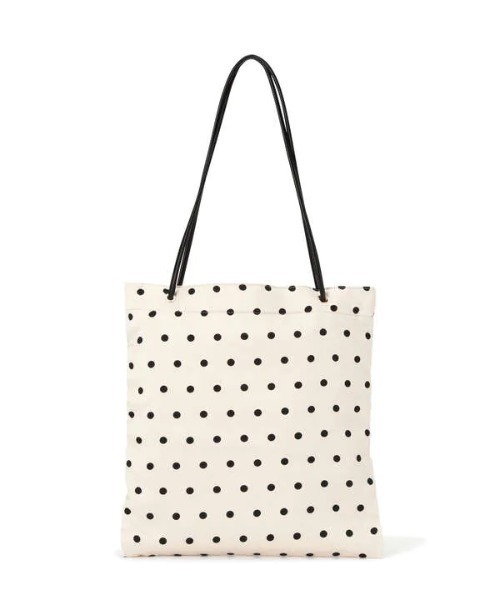 N.（N. Natural Beauty Basic）（エヌエヌナチュラルビューティーベーシック）の「【追加生産】◆ドットトートバッグ（トートバッグ・レディース・ドット/ブラック系その他・ﾌﾘ-）」の7枚目の写真