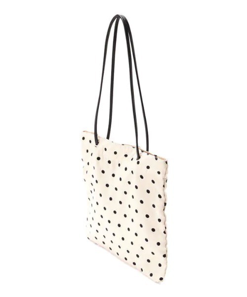N.（N. Natural Beauty Basic）（エヌエヌナチュラルビューティーベーシック）の「【追加生産】◆ドットトートバッグ（トートバッグ・レディース・ドット/ブラック系その他・ﾌﾘ-）」の8枚目の写真