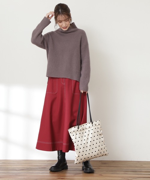 N.（N. Natural Beauty Basic）（エヌエヌナチュラルビューティーベーシック）の「【追加生産】◆ドットトートバッグ（トートバッグ・レディース・ドット/ブラック系その他・ﾌﾘ-）」の13枚目の写真