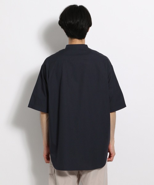 niko and...(ニコアンド)の「アシメトリーワーク半袖シャツ(シャツ/ブラウス・メンズ・ホワイト/ネイビー/ブルー・MEDIUM/LARGE)」の9枚目の写真