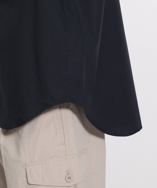 niko and...(ニコアンド)の「アシメトリーワーク半袖シャツ(シャツ/ブラウス・メンズ・ホワイト/ネイビー/ブルー・MEDIUM/LARGE)」の13枚目の写真