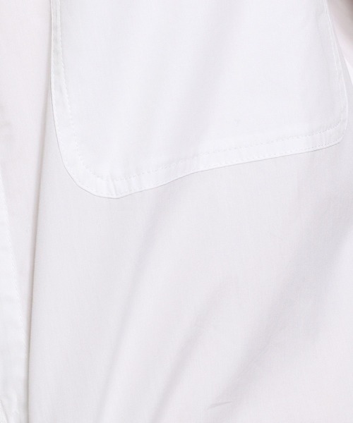 niko and...(ニコアンド)の「アシメトリーワーク半袖シャツ(シャツ/ブラウス・メンズ・ホワイト/ネイビー/ブルー・MEDIUM/LARGE)」の17枚目の写真