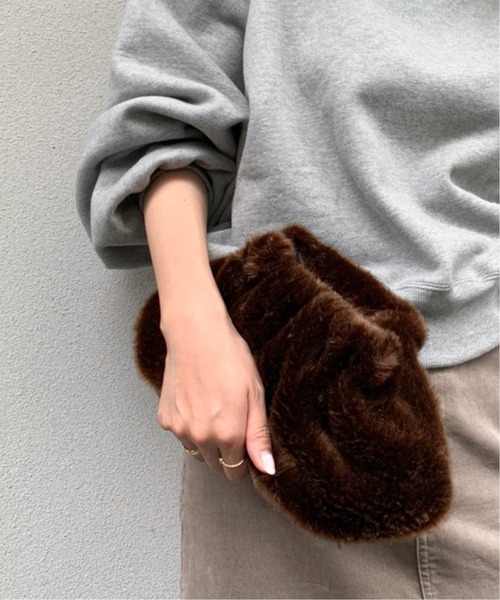 Spick & Span(スピックアンドスパン)の「【A.point】ショルダーバッグ◆(ショルダーバッグ・レディース・ブラウン/ベージュ/ネイビー・FREE)」の4枚目の写真